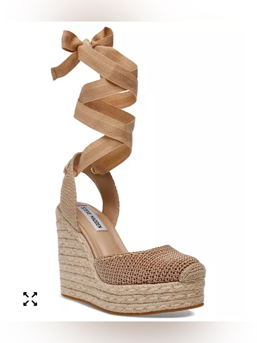 Steve Madden Locket Espadrille Wedge Sandals - Picture 8 of 9